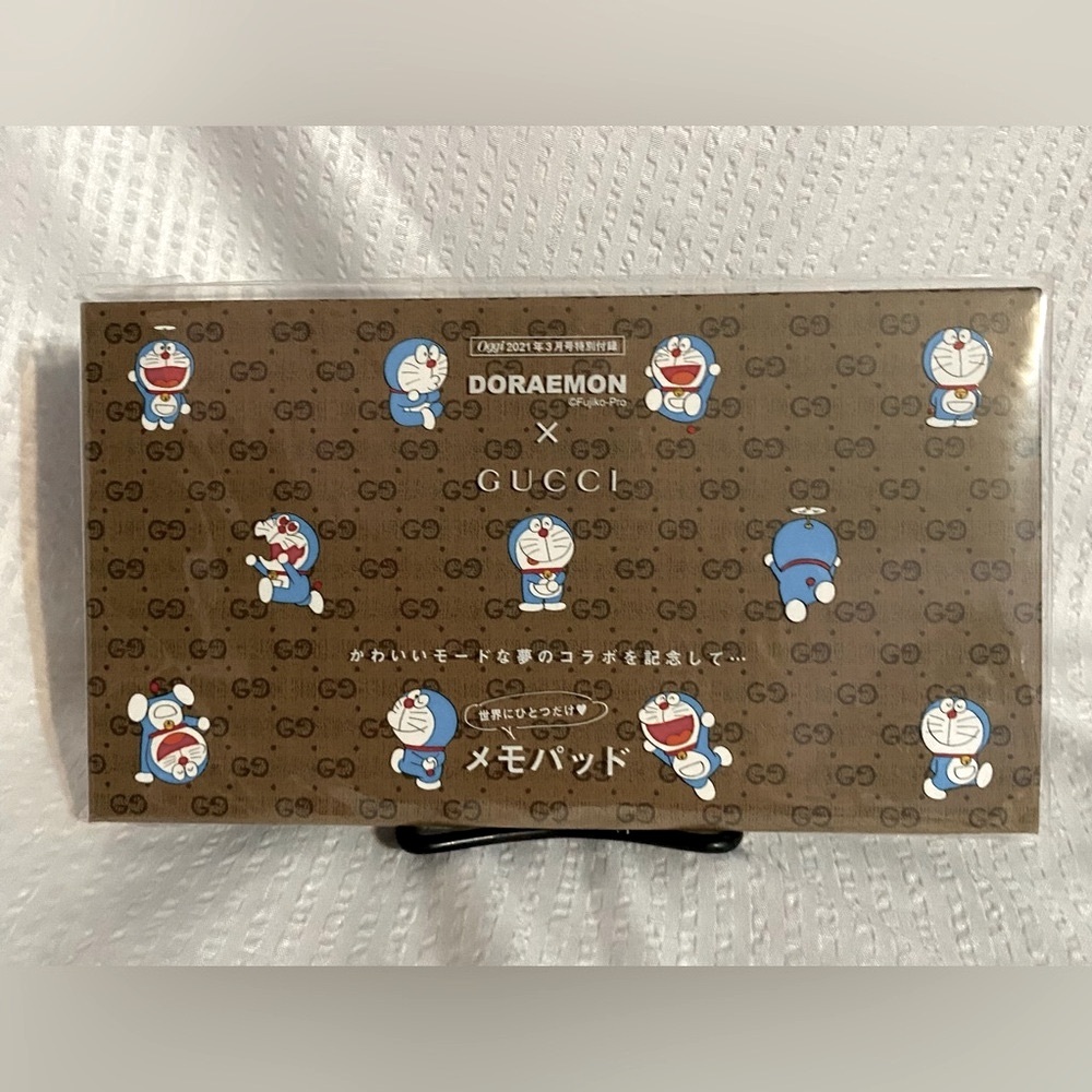 Gucci x Doraemon Brown Stationery Set
